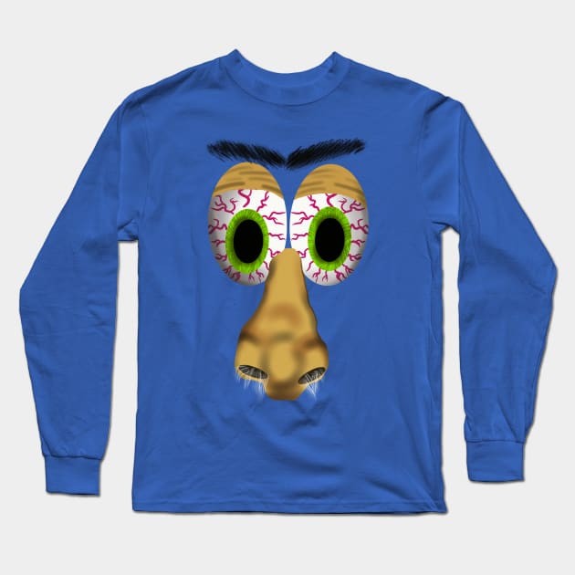 Eyeball person Long Sleeve T-Shirt by Popoffthepage